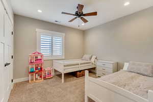 Secondary Bedroom (6) with in downstairs In-law suite.