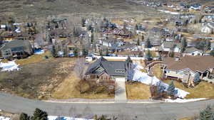 Birds eye view of property featuring a residential view