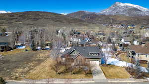 Exterior space featuring a mountain view and a residential view