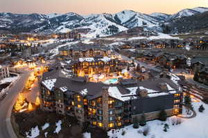 Exterior space with a mountain view and a residential view