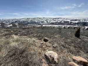 View of mountain backdrop