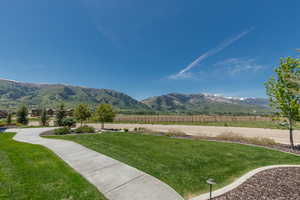 View of mountain background
