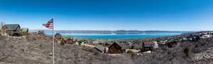 Water view with a residential view