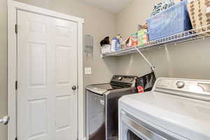 Laundry main floor
