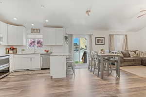 Open kitchen layout