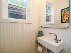 Bathroom with a sink