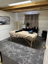 Bedroom featuring carpet flooring