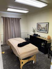 Bedroom featuring carpet flooring