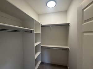 View of spacious closet