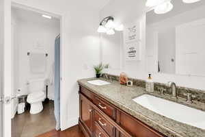 Jack and Jill Bathroom upstairs
