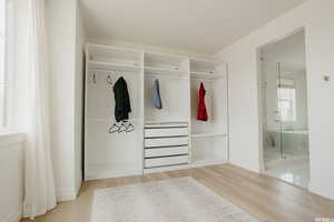 View of closet