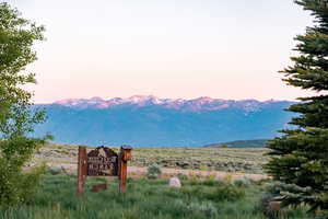 View of mountain background