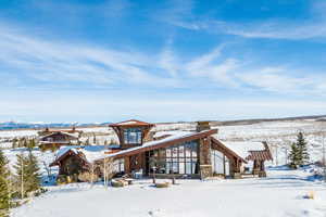 View of front facade featuring a patio