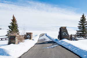 View of asphalt street