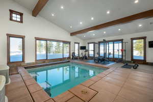 View of indoor pool
