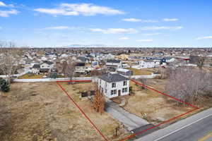 Bird's eye view featuring a residential view