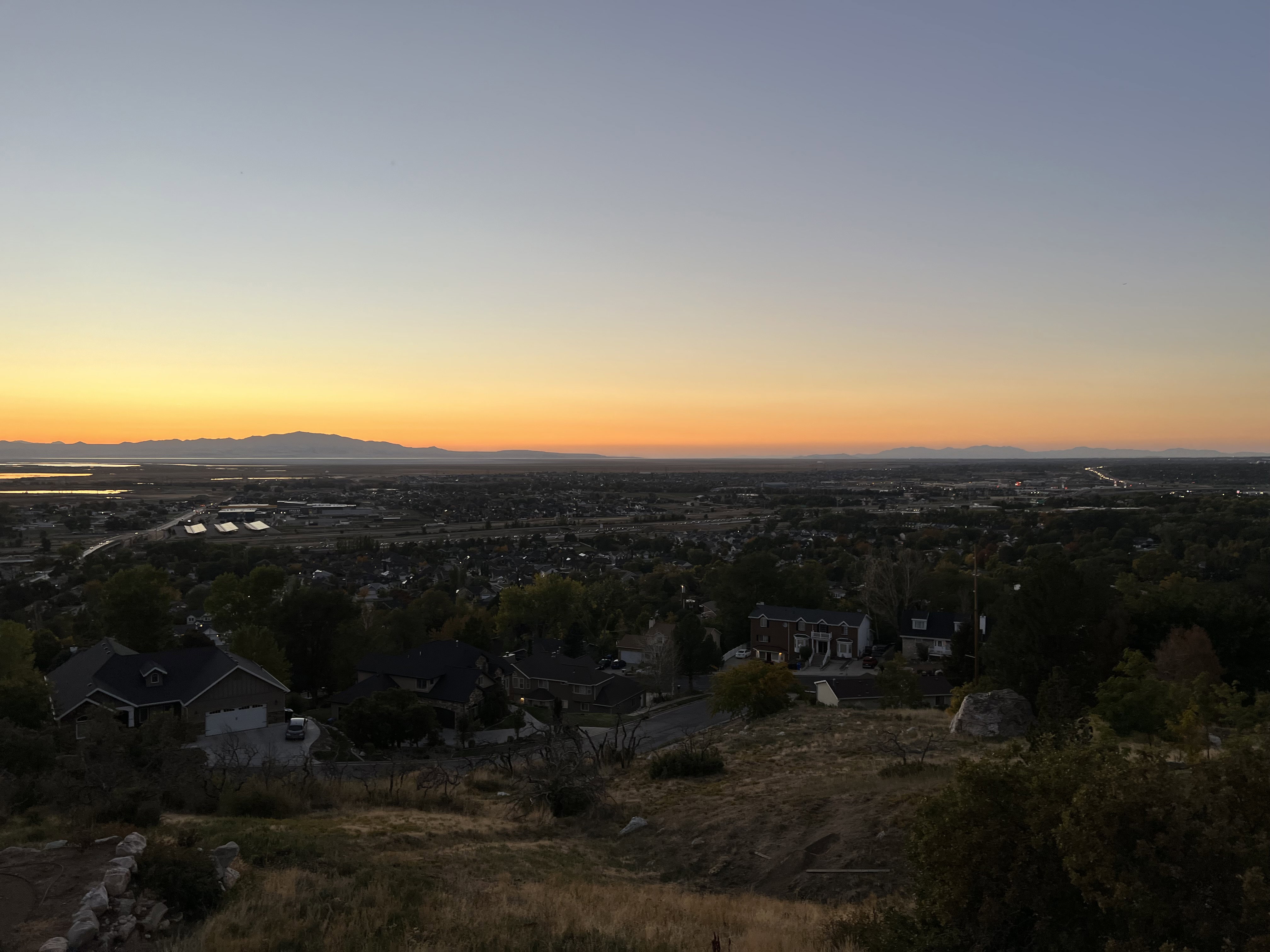 Main Level view at dusk