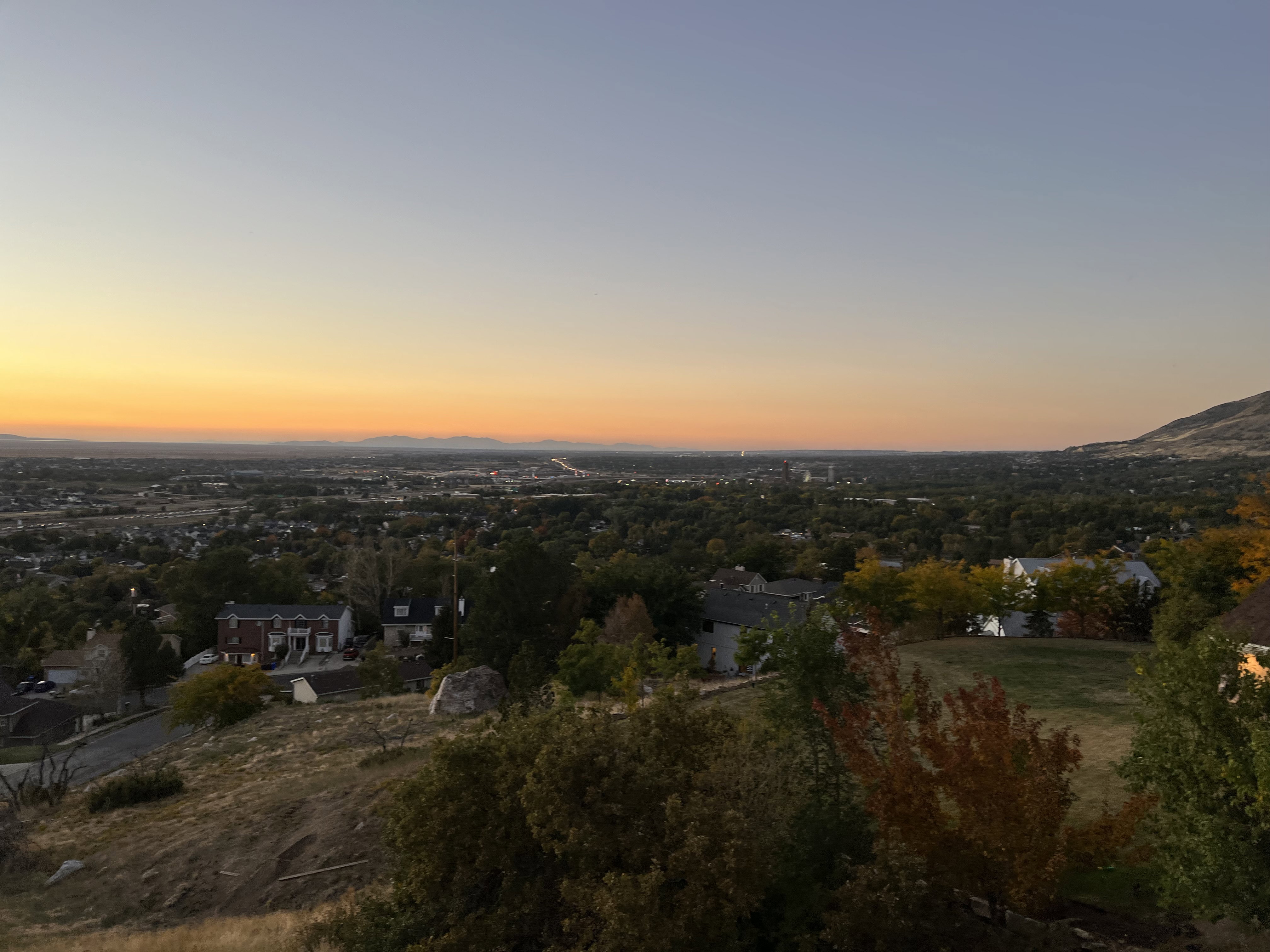 Main Level view at dusk