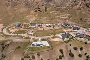 Aerial overview of property's location