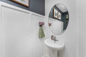 Bathroom featuring a sink