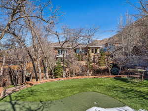 View of home from putting green