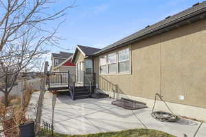 View of patio / terrace with fence