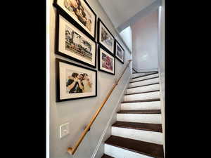 View of stairs