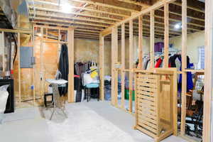 Unfinished basement