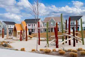 Playground just around the corner from the home