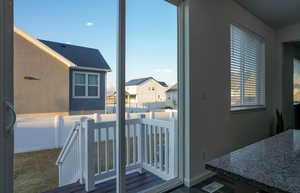 Interior space featuring a residential view
