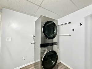 Laundry shared with and 3/4 bathroom