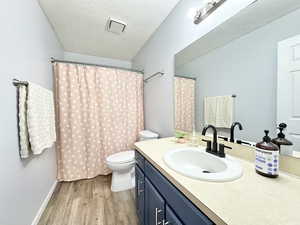 Upstairs full bathroom with updates and neutral colors.