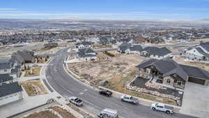 Aerial view looking South