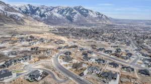 Bird's eye view with a mountain view and a residential view looking Southwest