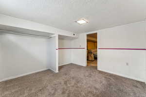 Walk in closet with visible vents and carpet flooring