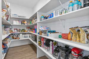 View of storage area
