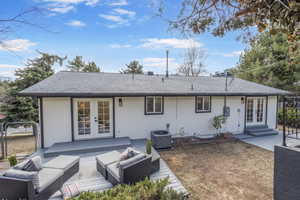 Deck right off primary bedroom & Backyard space.