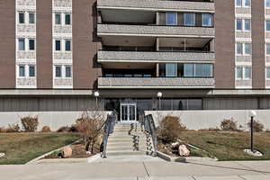 Main entrance to building