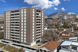 Aztec with University of Utah in background