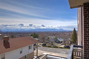 View from balcony