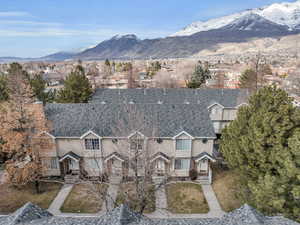 Mountain view with a residential view