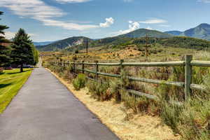 View of mountain feature featuring a rural view