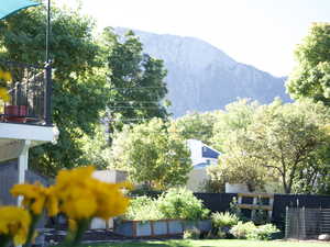 Mountain view in the fall