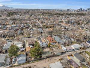 Aerial view featuring a residential view