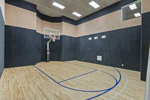 View of basketball court with community basketball court