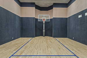 View of basketball court with community basketball court