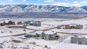 Mountain view with a residential view