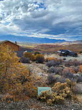 View of mountain background