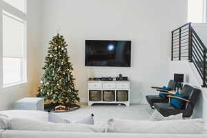View of living area