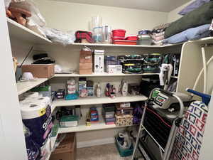 View of storage room